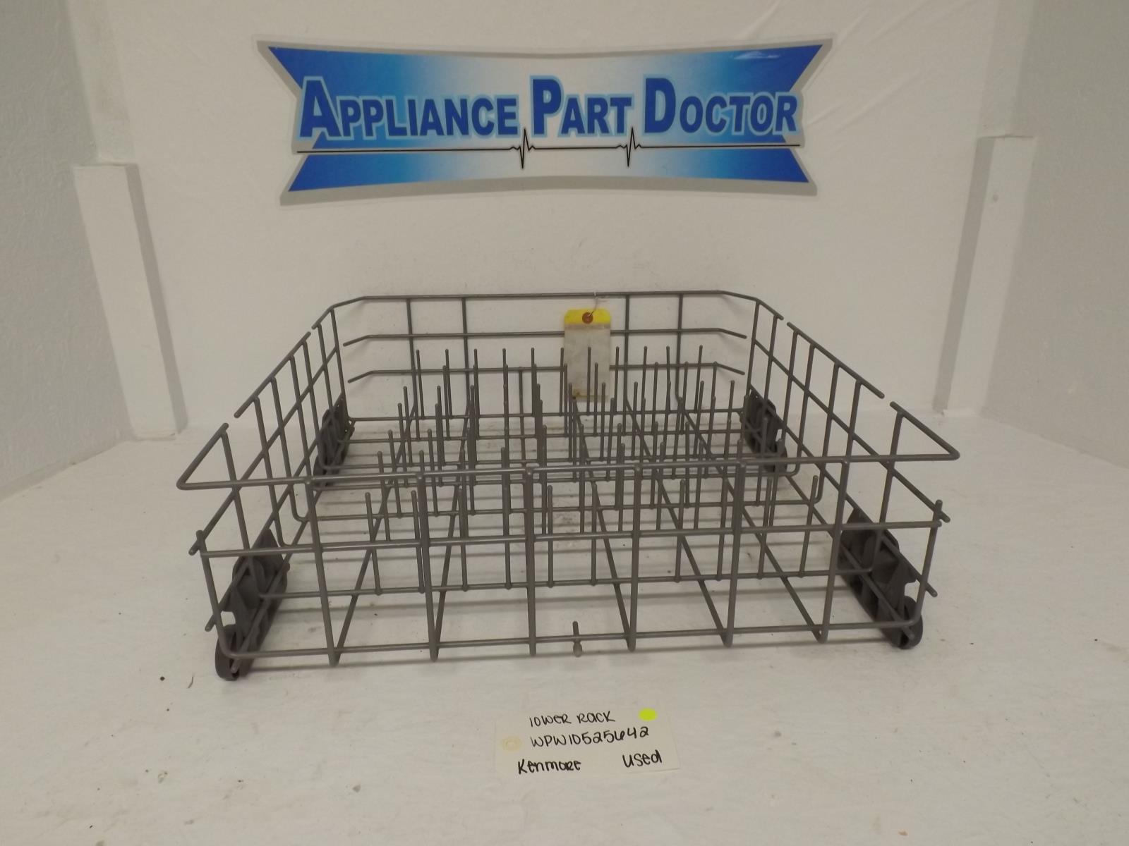 Kenmore Dishwasher WPW10525642 Lower Rack Used Kenmore Dishwasher WPW10525642 Lower Rack Used